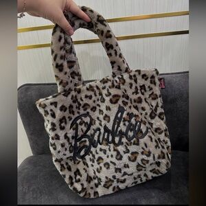 Barbie Faux Fur Leopard Tote